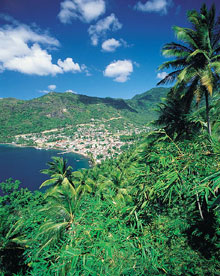 Суфриер (Soufriere), Сент-Люсия