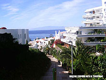 Вид на улочки юга о. Тенерифе