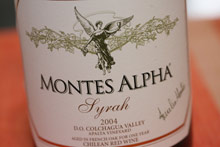 Долины виноделов, Чили