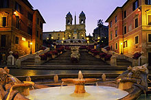 Лестница на площади Испании (Piazza di Spagna)