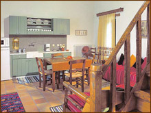 Гостиная комната и кухня