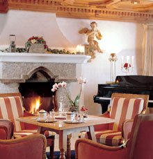 Салон с камином