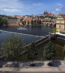 Archibald at the Charles Bridge