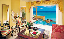 Royal Oceanfront One Bedroom Two Story Villa with Pool