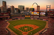 Стадион Busch Stadium. St. Louis. Штат Миссури